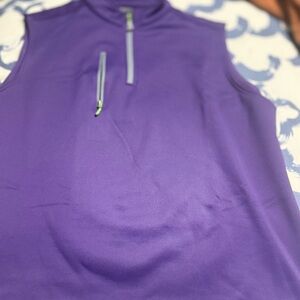 Peter Millar Purple and Gray Top